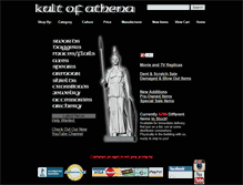 Tablet Screenshot of cultofathene.com
